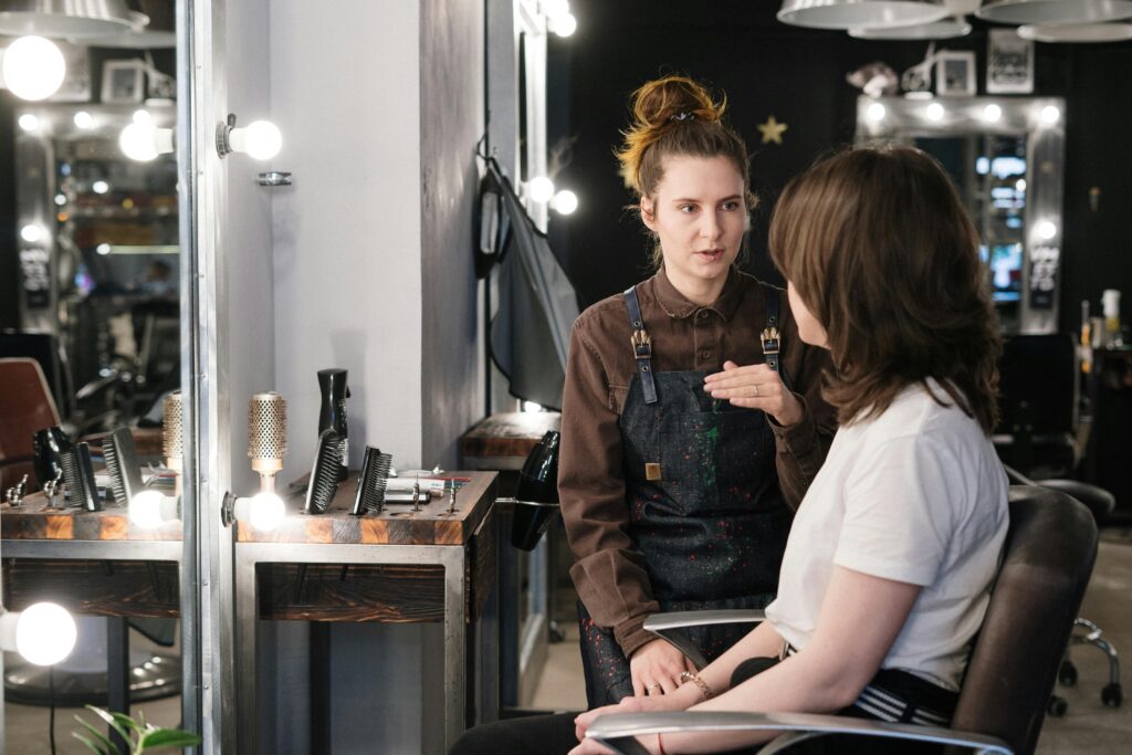 modern salon interior design